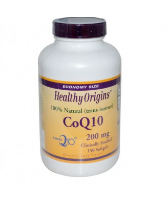 CoQ10 Kaneka Q10 200 mg (60 Softgels) - Healthy Origins