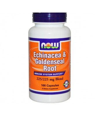 Echinacea en Goldenseal Root 225/225 mg mix (100 Capsules) - Now Foods