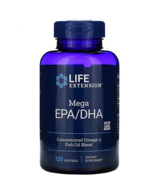 Omega Foundations Mega EPA/DHA (120 Softgels) - Life Extension
