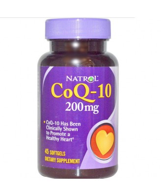 Natrol, Co-Q10 200 mg, 45 Softgels