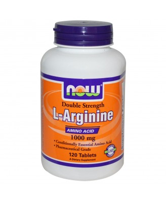 L-Arginine 1000 mg (120 Tablets) - Now Foods