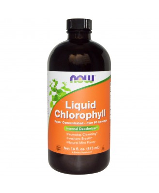 Liquid Chlorophyll, Mint Flavor (473 ml) - Now Foods