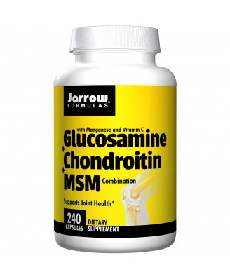 Jarrow Formulas, Glucosamine + Chondroitin + MSM Combination, 240 Capsules