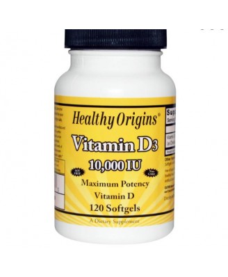 Vitamine D3, 10.000 IE (120 softgels) - Healthy Origins