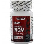 Deva, Vegan chelato di ferro, 29 mg, 90 compresse