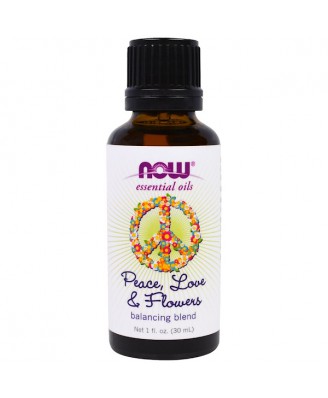 Essential Oils- Peace- Love & Flowers- Balancing Blend (30 ml) - Now Foods