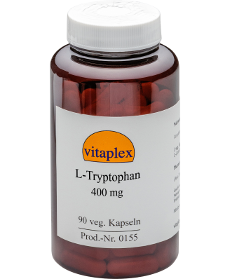 L-Tryptophan 400 mg  (90 vegetarian capsules) - Vitaplex