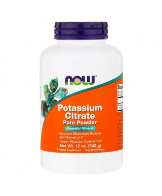 Potassium Citrate Pure Powder (340 gram) - Now Foods