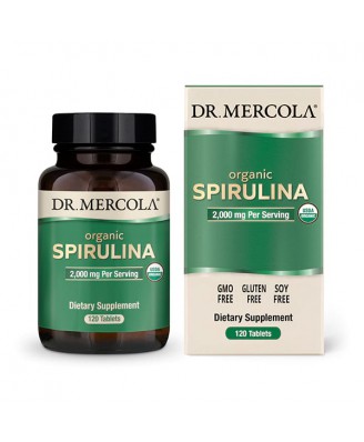 Organic Spirulina 120 tablets dr Mercola