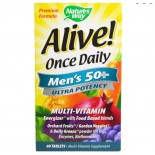 Alive! Een Per Dag Multivitamine, Mannen 50+, Hoge Dosering - Nature's Way