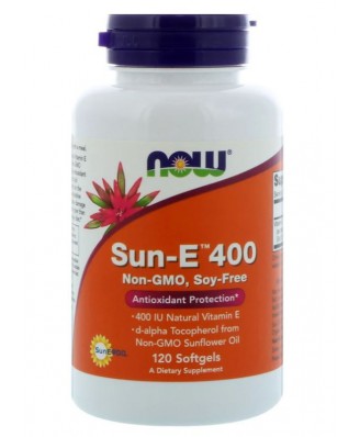 Sun-E 400 (120 softgels) - Now Foods