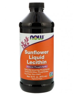 Sunflower Liquid Lecithin (473 ml) - Now Foods