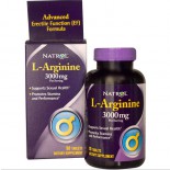 Natrol, L-arginina 3000 mg, 90 compresse