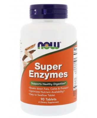 Super Enzymes (90 tablets) - Now Foods