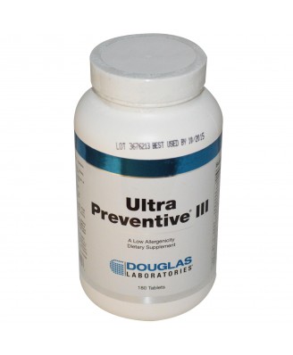 Douglas Laboratories, Ultra Preventive III, 180 Tablets