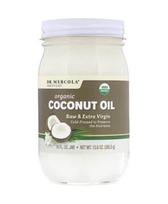 Organic Extra Virgin Coconut Oil (385 g) - Dr. Mercola