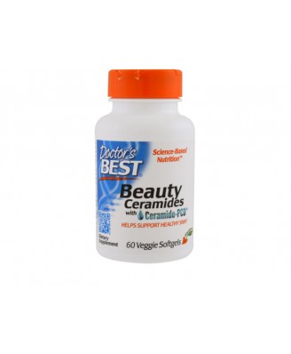 Beauty Ceramides with Ceramide-PCD (60 Veggie Caps) - Doctor's Best