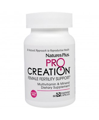 ProCreation, Female Fertility Support (60 Veggie Caps) - Nature's Plus