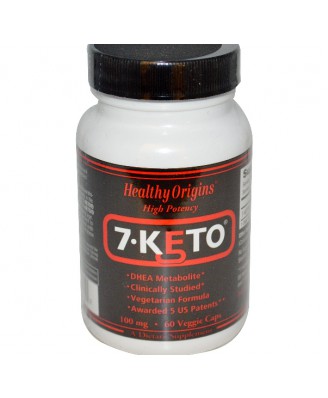 7-Keto 100 mg (120 Veggie Caps) - Healthy Origins