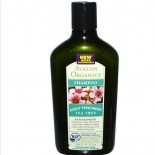 Avalon Organics, Shampoo, trattamento del cuoio capelluto albero del tè (325 ml)