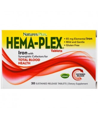 Hema-Plex (30 Sustained Release Tablets) - Nature's Plus