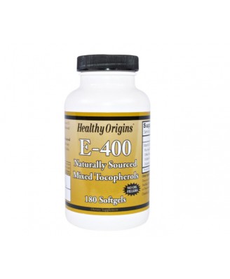 Healthy Origins, E-400, 180 Softgel Capsules