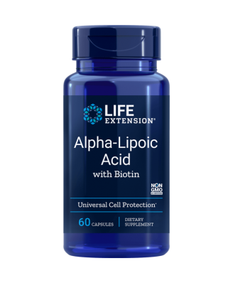 Super Alpha-Acido Lipoico Con Biotina 250 Mg - 60 Capsule - Life Extension