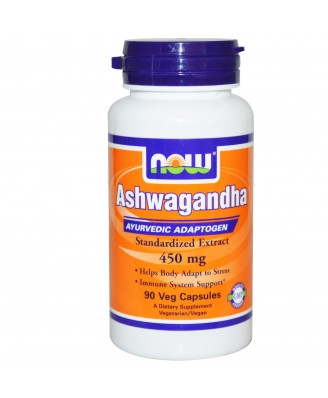 Ashwagandha 450 mg (90 Veggie Caps) - Now Foods