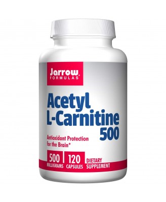 Jarrow Formulas, Acetyl L-Carnitine 500, 500 mg, 120 Capsules